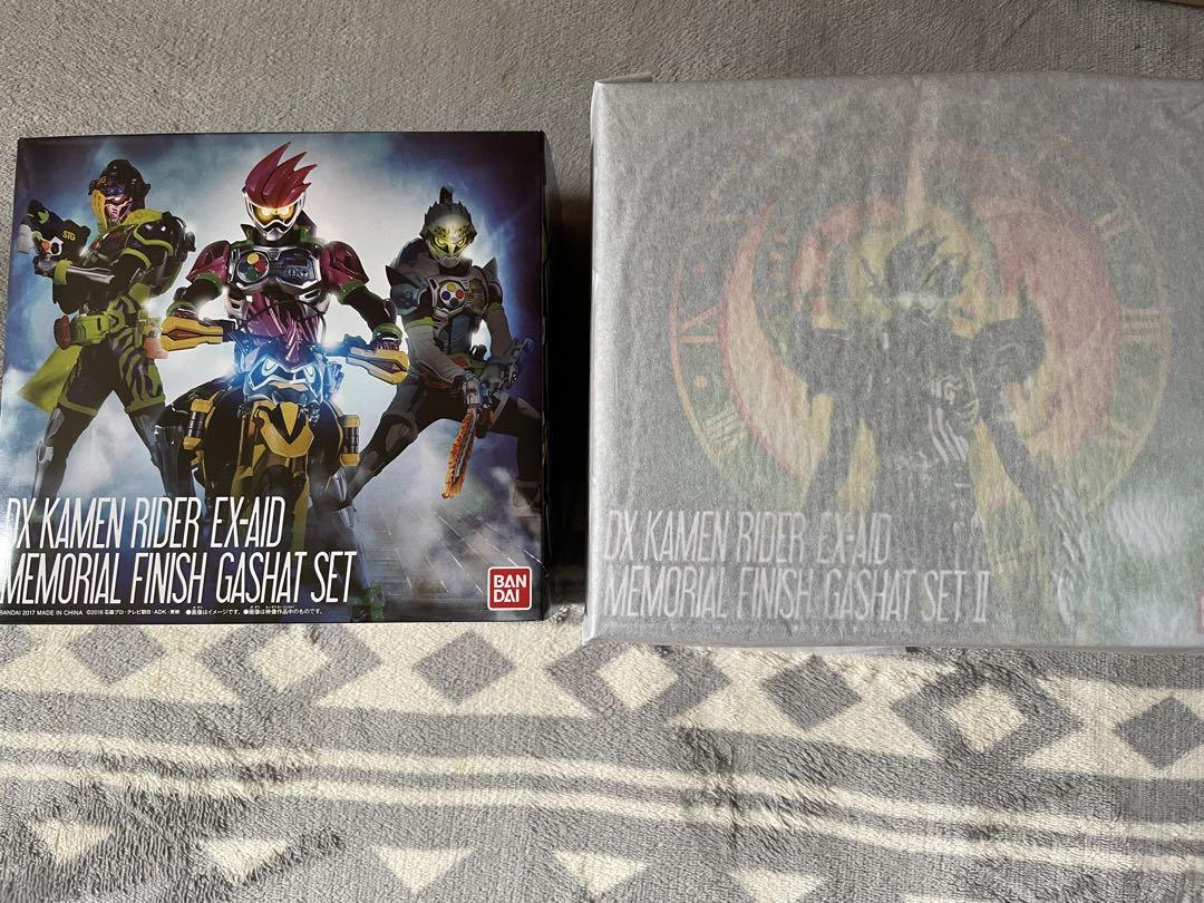 DX仮面ライダーエグゼイド メモリアルフィニッシュガシャットセット 1 2