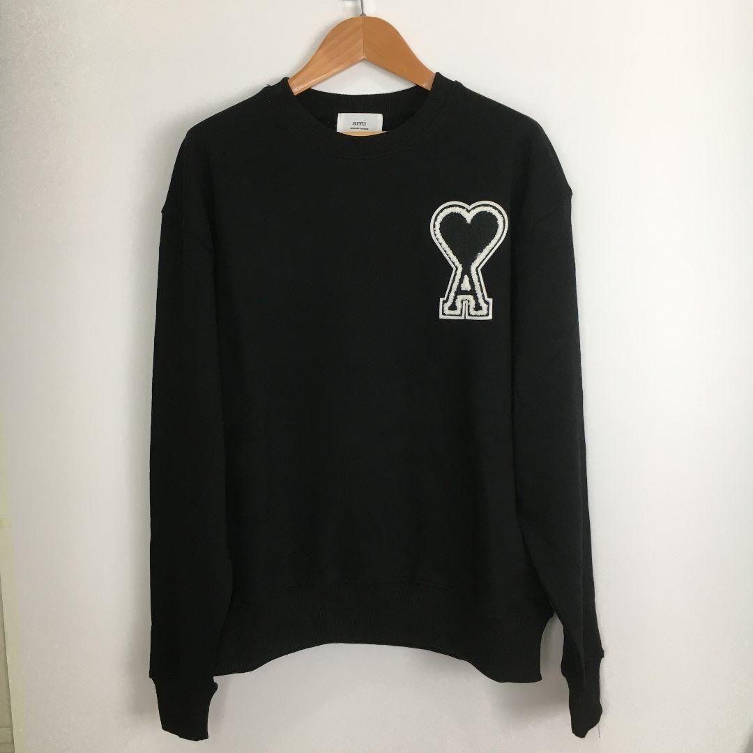 新品Amiparis アミパリス フード長袖 Tシャツ L男女兼用 黑