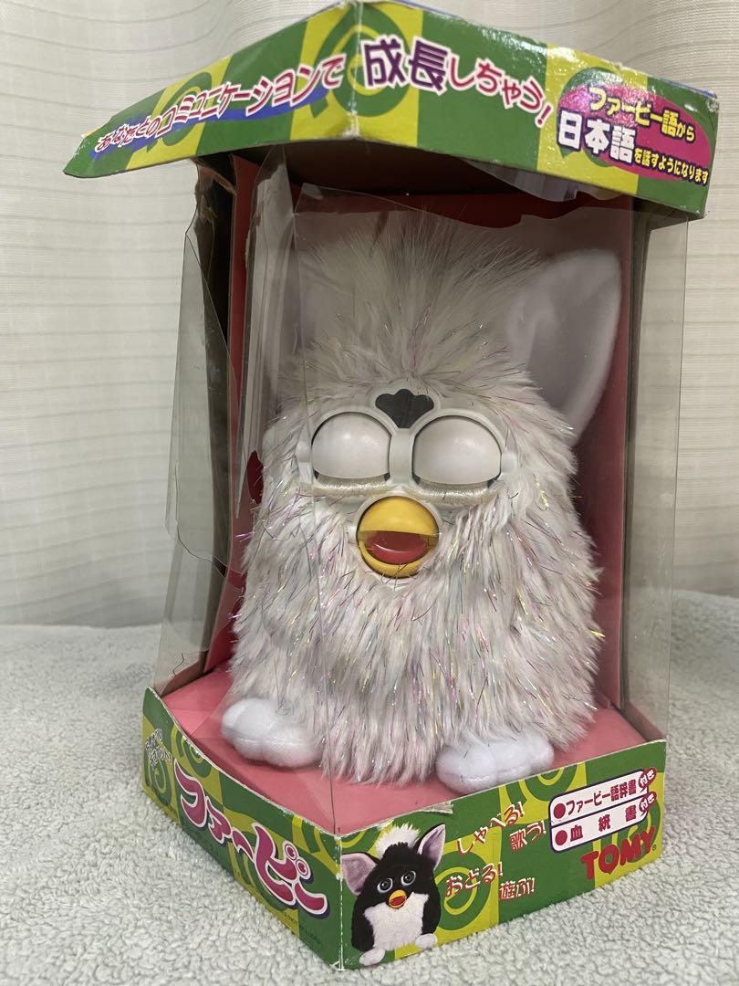 トミー:Furbyファービー初代　白ラメ