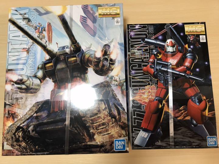 MG ガンタンク +  ガンキャノン　+   HG  サイコガンダム