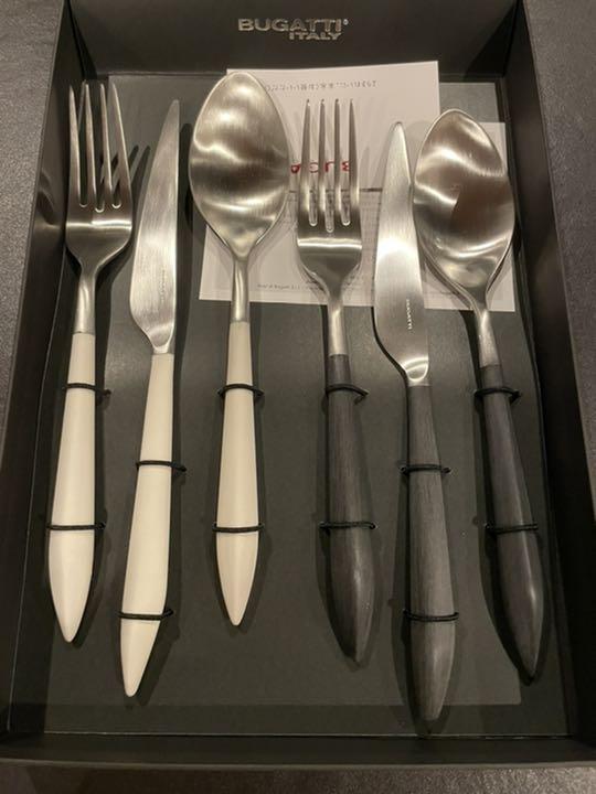 新品未使用　BUGATTI ITALY カトラリーセット