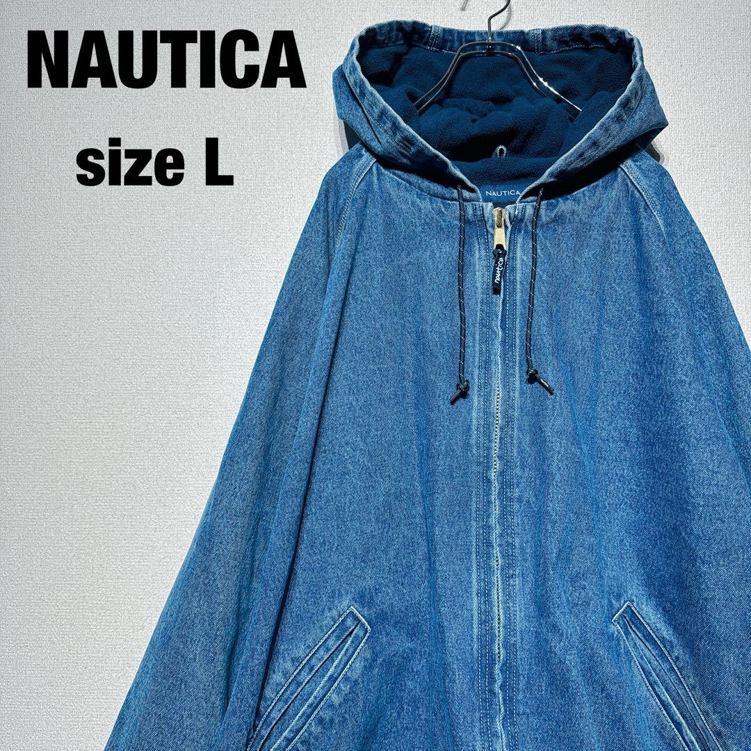 ⭐︎最高デザイン⭐︎NAUTICA デニムパーカー ジップパーカー デニムジャケット