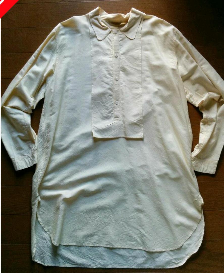 アーツアンドサイエンス　arts&science シルクロングシャツ