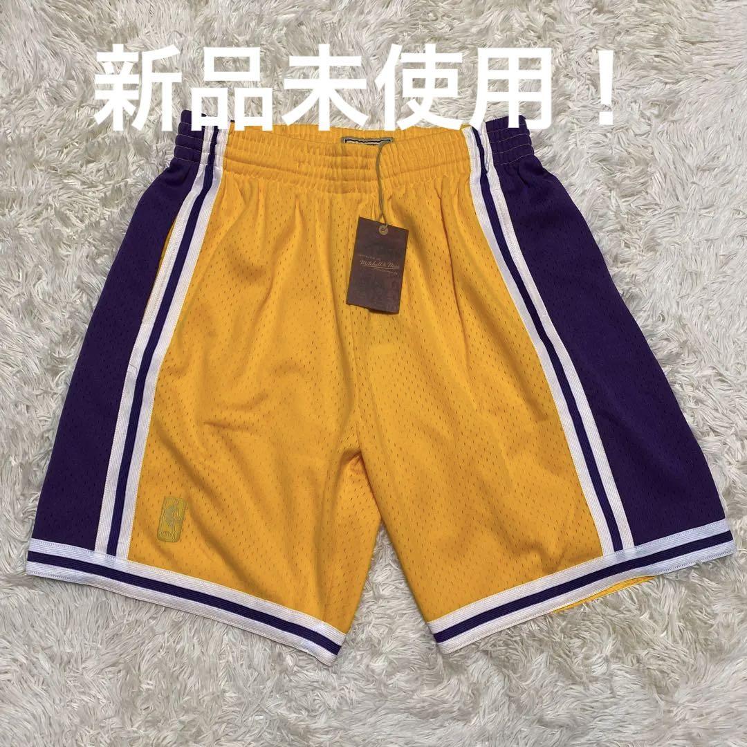 【新品.希少】ミッチェルアンドネス　レイカーズ　バスパン　L ハーフパンツ