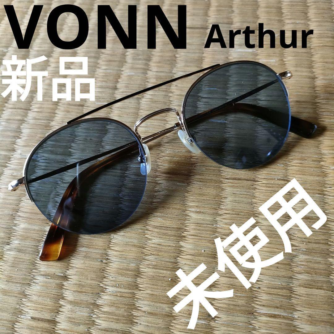 VONN アーサー　ゴールド　ハヴァナデミ　サングラス　VN-015-4-S