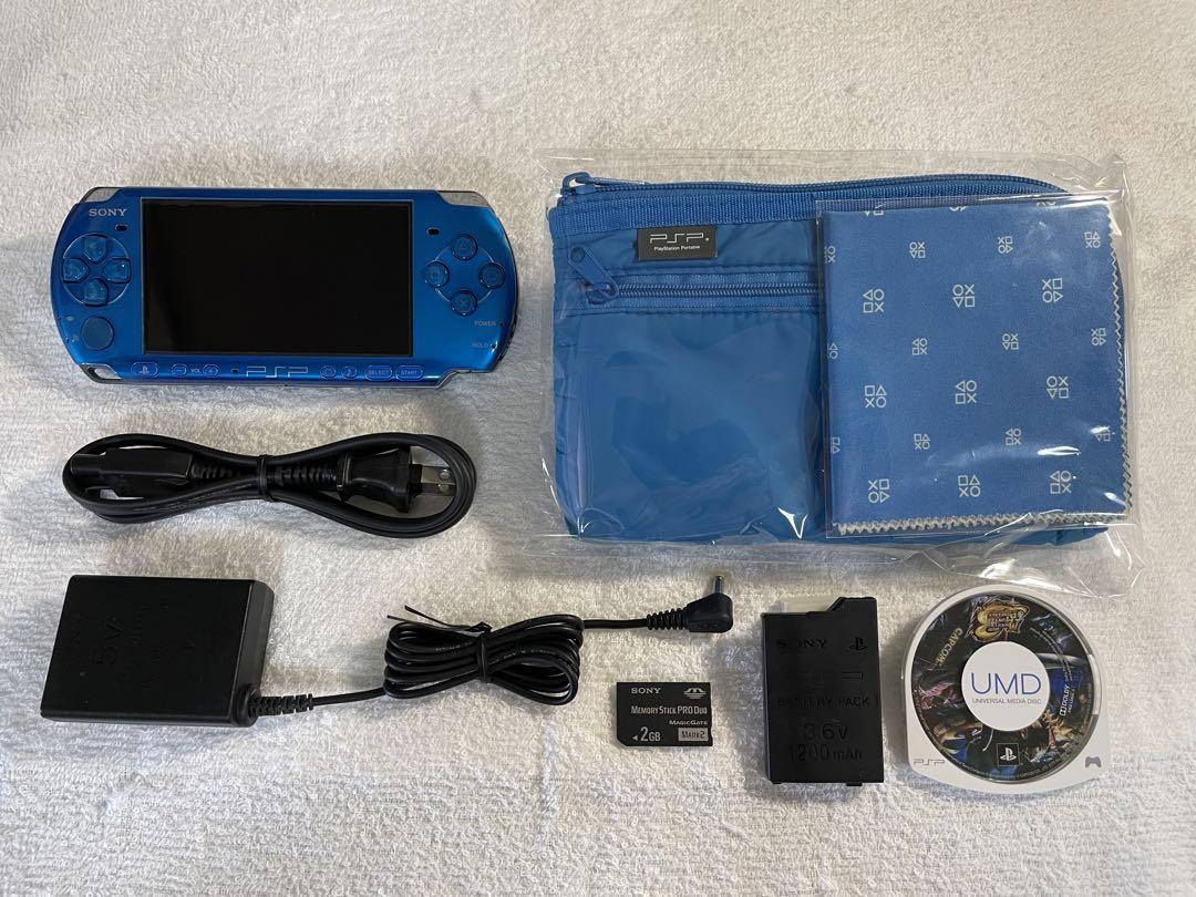 PSP-3000(PSPJ-30024) バリューパック バイブラントブルー