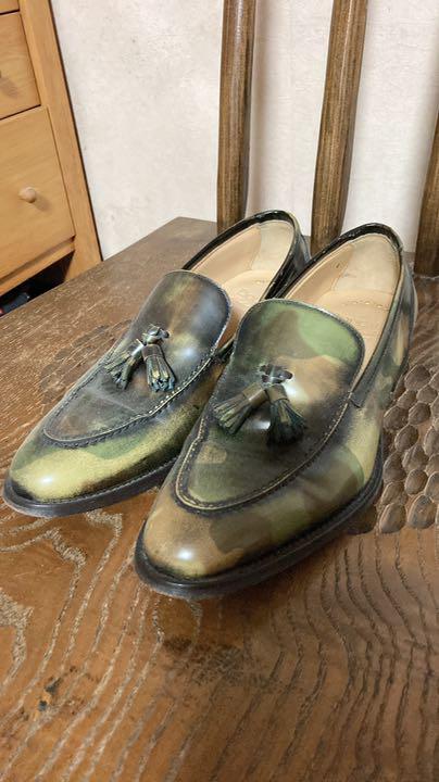 DOUCALS 迷彩タッセルローファー　made in Italy