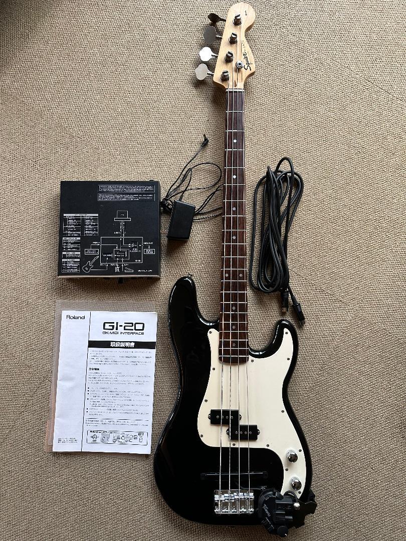 シンセベースシステム(MIDI化) スクワイアベース+GK3-B+GI-20