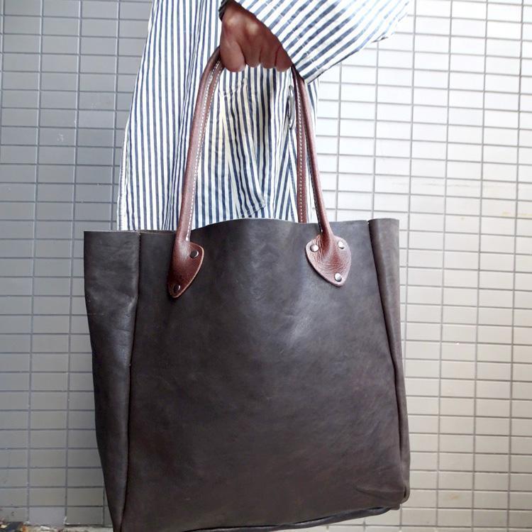 【期間限定】イタリアンレザー しんなり コシ 触感 兼用 革ハンドメイド853