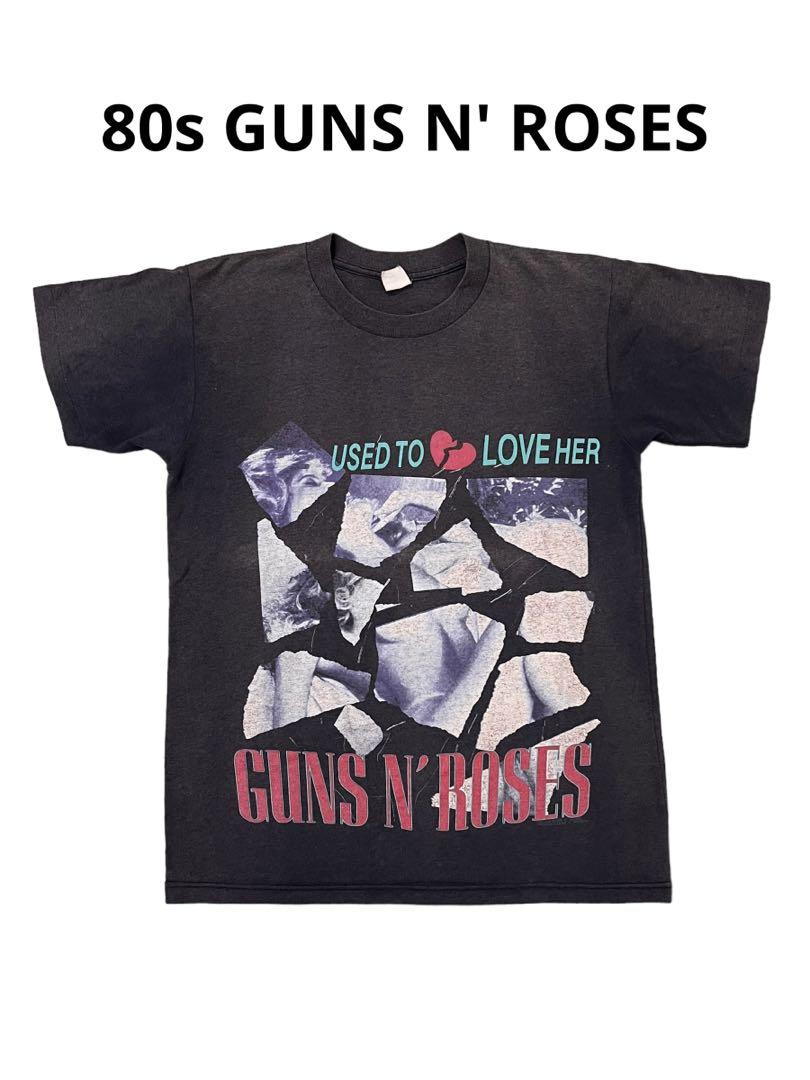 《鬼フェード》80s GUNS N' ROSES バンT 両面プリント