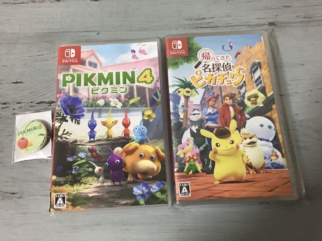 ピクミン4 帰ってきた名探偵ピカチュウ  Switch ソフト　セット