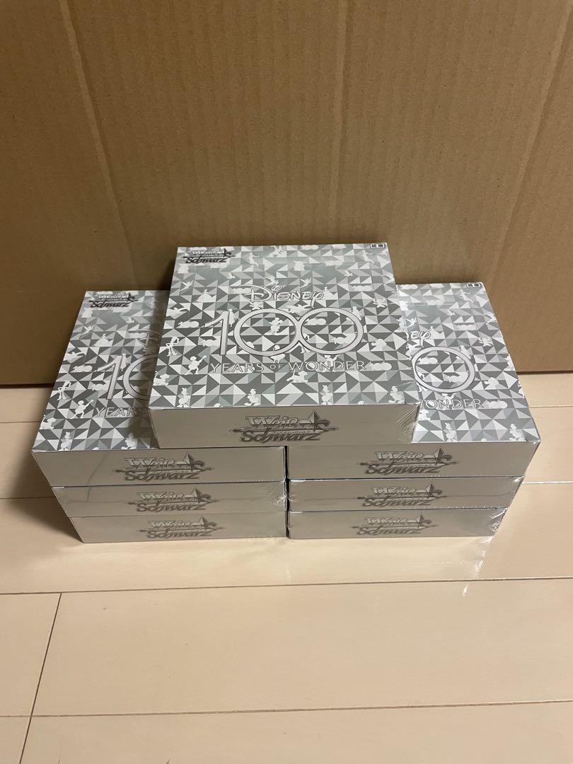 ヴァイスシュヴァルツ　disney100  ディズニー　シュリンク付　7BOX