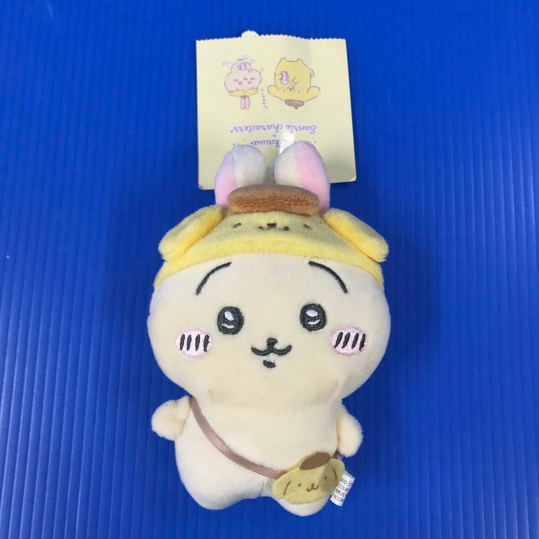 うさぎ×ポムポムプリン マスコットホルダー 「ちいかわ×サンリオキャラクターズ」
