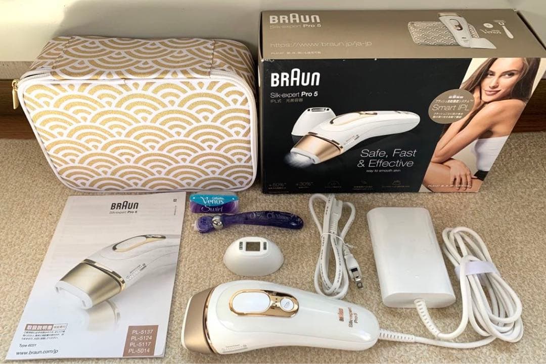 【美品】BRAUN  ブラウン シルクエキスパート Pro5  光脱毛器