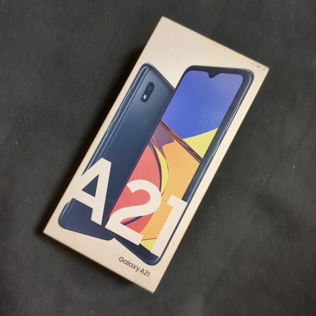 SIMフリー  GALAXY A21 64GB ブラック SCV49SKU U…
