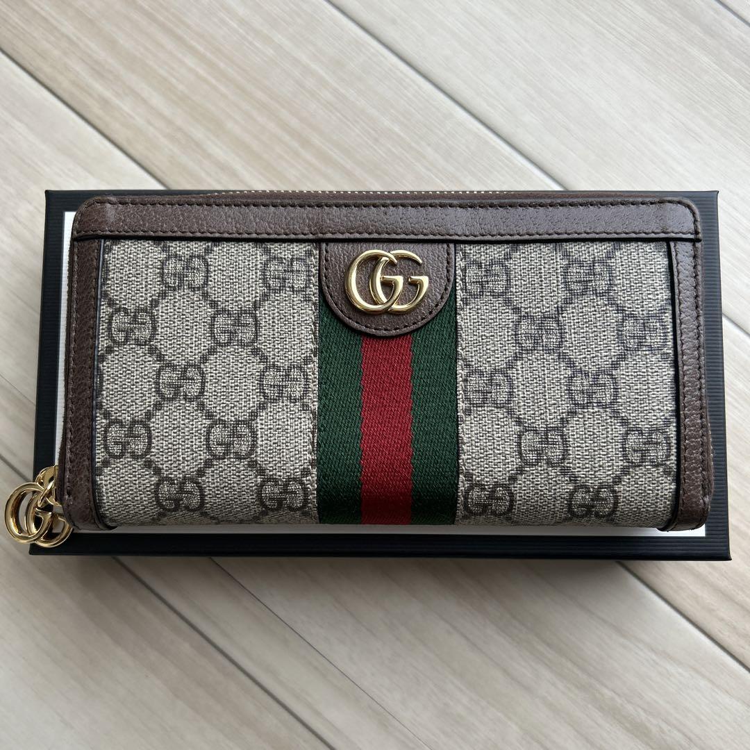GUCCI♡GGジップアラウンドウォレット