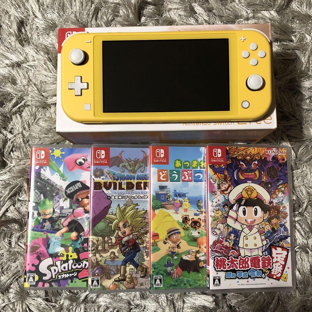 Nintendo Switch ニンテンドースウィッチライト　ソフト4本付き桃鉄