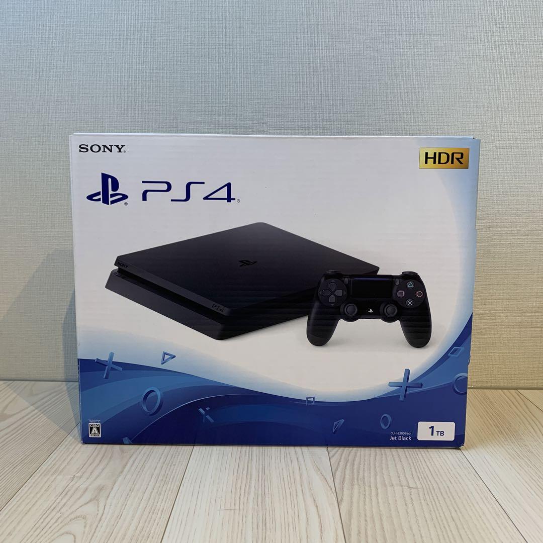正規品販売！ SONY コントローラー2個 1TB ブラック PS4本体 家庭用ゲーム本体