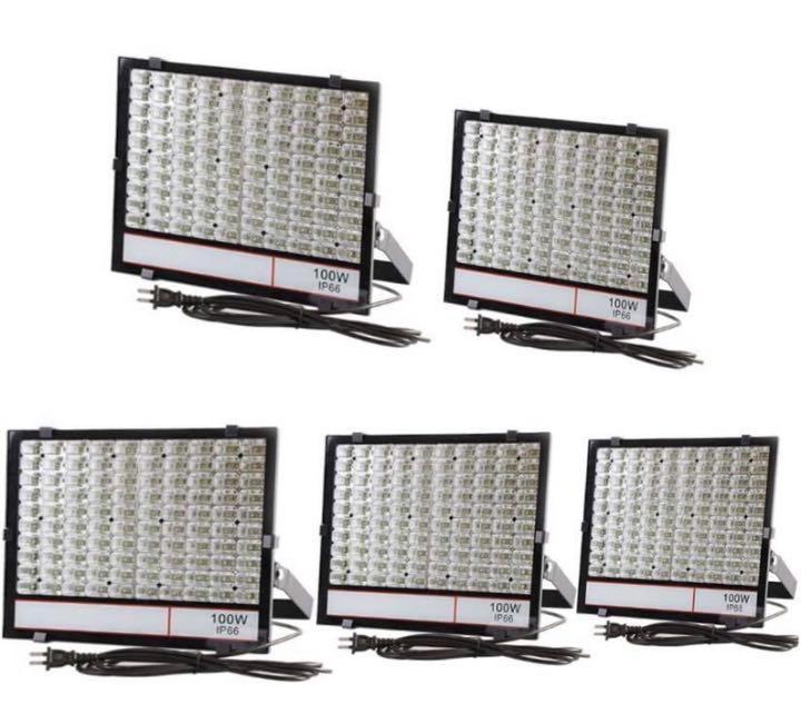 ★5台セット❣100W＆10000LM☆超高輝度SMD200個搭載♪★投光器
