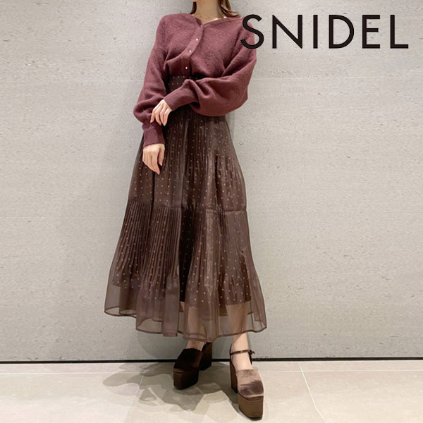 楽天市場】【SALE50%OFF】 スナイデル SNIDEL プリーツシフォン 