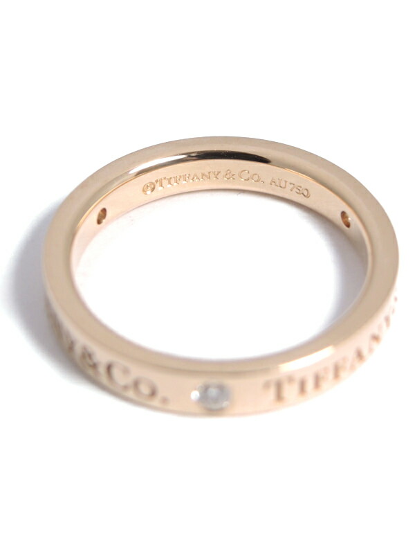 TIFFANY＆Co.】ティファニー『フラット バンドリング 3Pダイヤモンド 