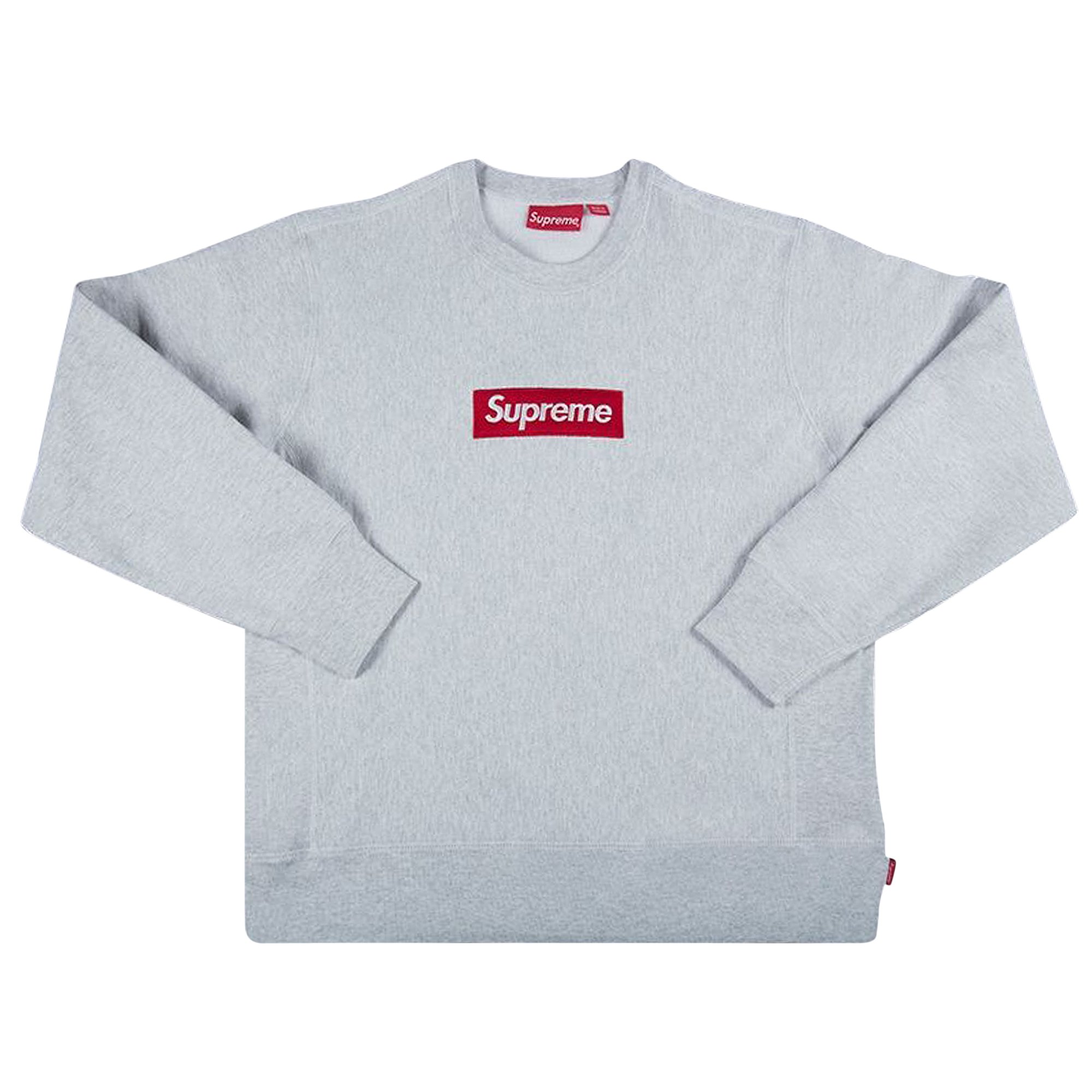 Supreme Box Logo Crewneck 'Ash Grey'